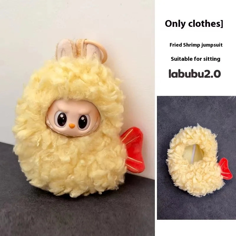 Labubu Clothes For Labubu Wacky Mart  Friend Shrimp Handmade Clothing Anime Peripheral Custom Accessories For Labubu V1 V3