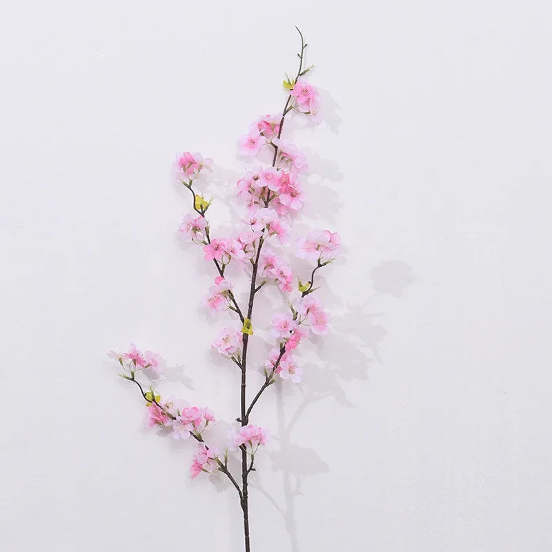 4 Fork Artificial Cherry Blossom Branches Fake Flowers  Plastic Flowers Wedding  Arches Leading Simulation Flowers