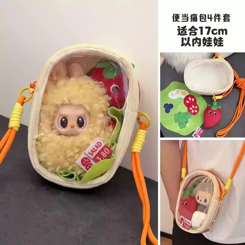 Labubu Clothes For Labubu Wacky Mart  Friend Shrimp Handmade Clothing Anime Peripheral Custom Accessories For Labubu V1 V3