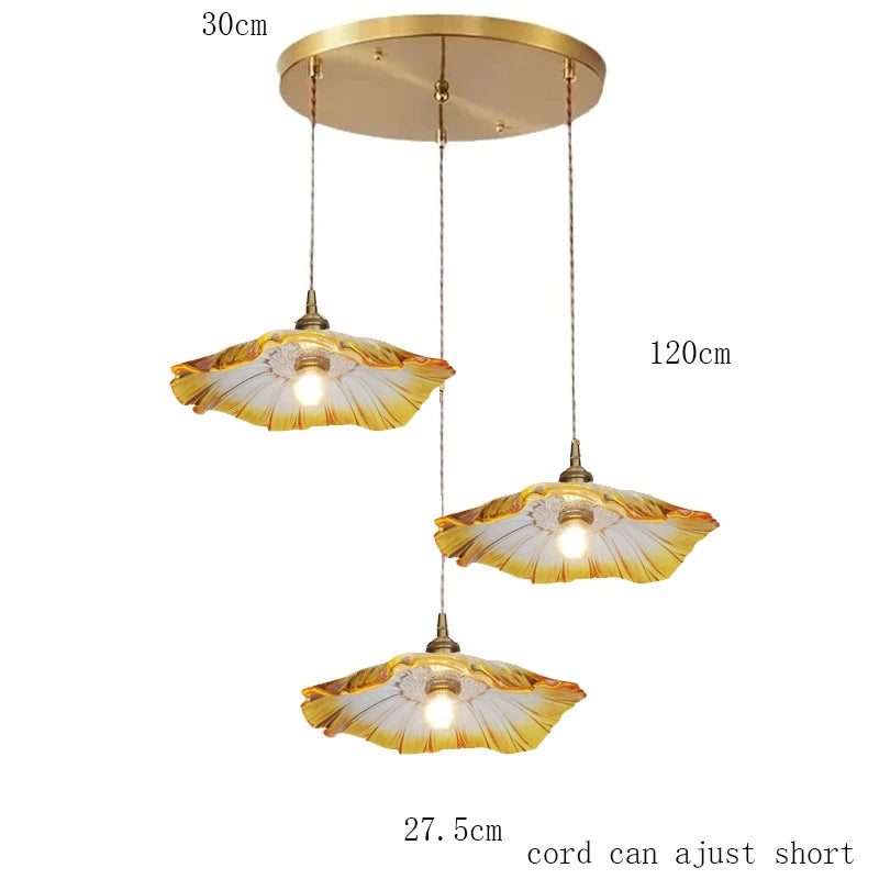 Dining Room Colorful Glass Pendant Light Kitchen Island Hanging Lighting Living Room Foyer Hall Ceiling Lamps Chandelier Bedroom