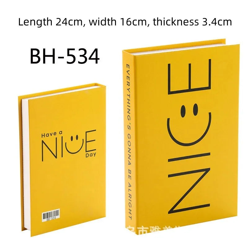 Luxury Fake Books Decoration Model Simulation Books Ornaments for Home DecorCoffee Table Living Room Fashion Photo Prop Books