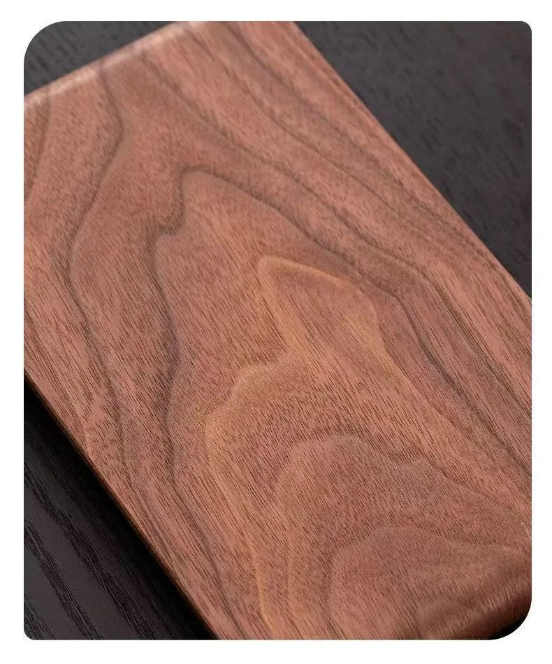 Walnut Dry Foam Table Tea Tray New Chinese Household Decorative Plate Small Solid Wood Dry Foam Tea Tray Simple Wooden Plate New
