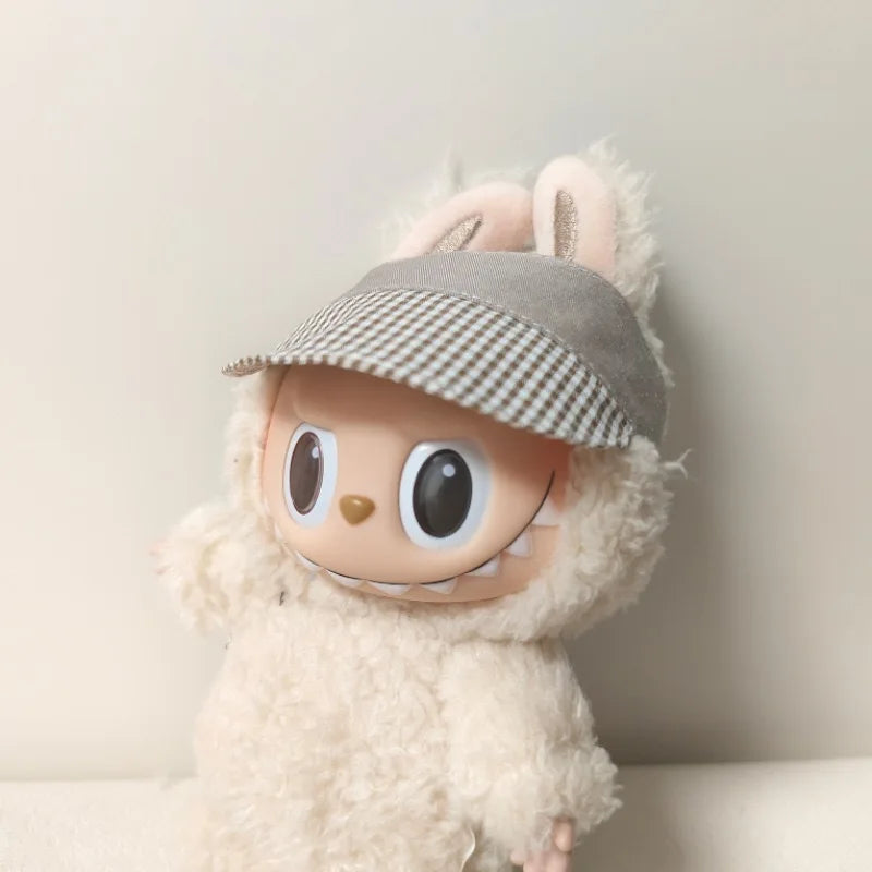 Labubu Ropa 3.0 Western Cowboy Jumpsuit with Hat Set for V1/V2 Labubu Outfit Cute Doll Clothes Accessories Trendy Gift