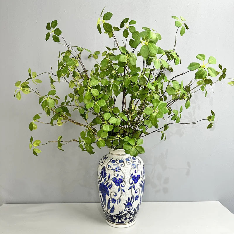 Indoor Green Plant Artificial Plant Vine for Home Wedding Living Room Decoration Birthday Party Simulated Tree Branches Table