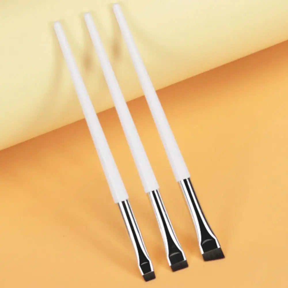 Cosmetics Brush Make Up Tool Beginners Angled Fine Eyeliner Brushes Flat Eyebrow Brush Liner Brow Brush Blade Makeup Brushes