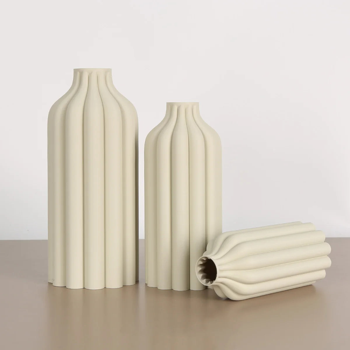 3-piece set, Bohemian style vase set, suitable for living room, dining room and office decoration - elegant vases