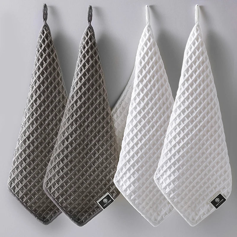 Super Absorbent Barista Bar Towel Coffee Machine Special Rag No Lint Square Towel Cleaning Cloth Coffee Machine Cleaning Towel