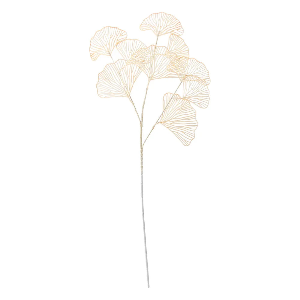 Fake Wedding Ginkgo Leaf Flowers Branch Artificial Ginkgo Leaves Home Shop Decor