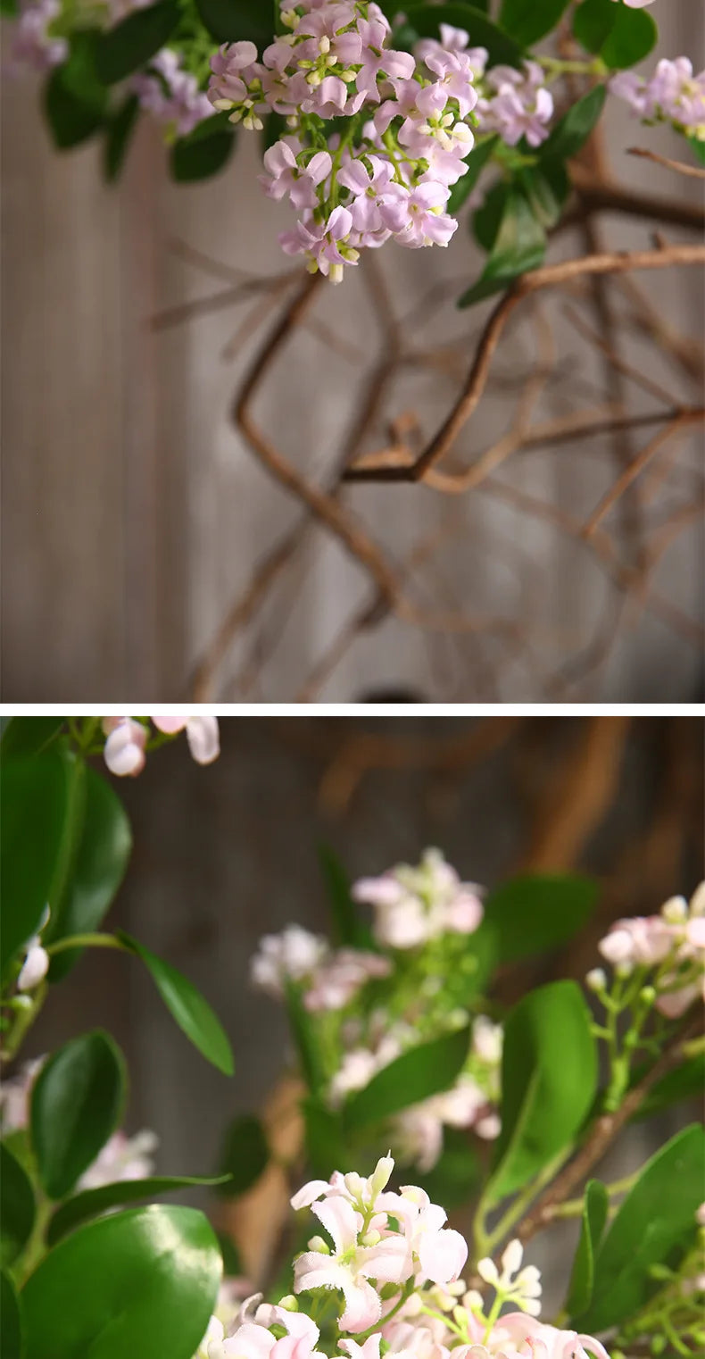 72cm Artificial Murraya Branch Flowers Fake Flowers Home Wedding Decoration Living Room Ornaments Flowers Home Decoration