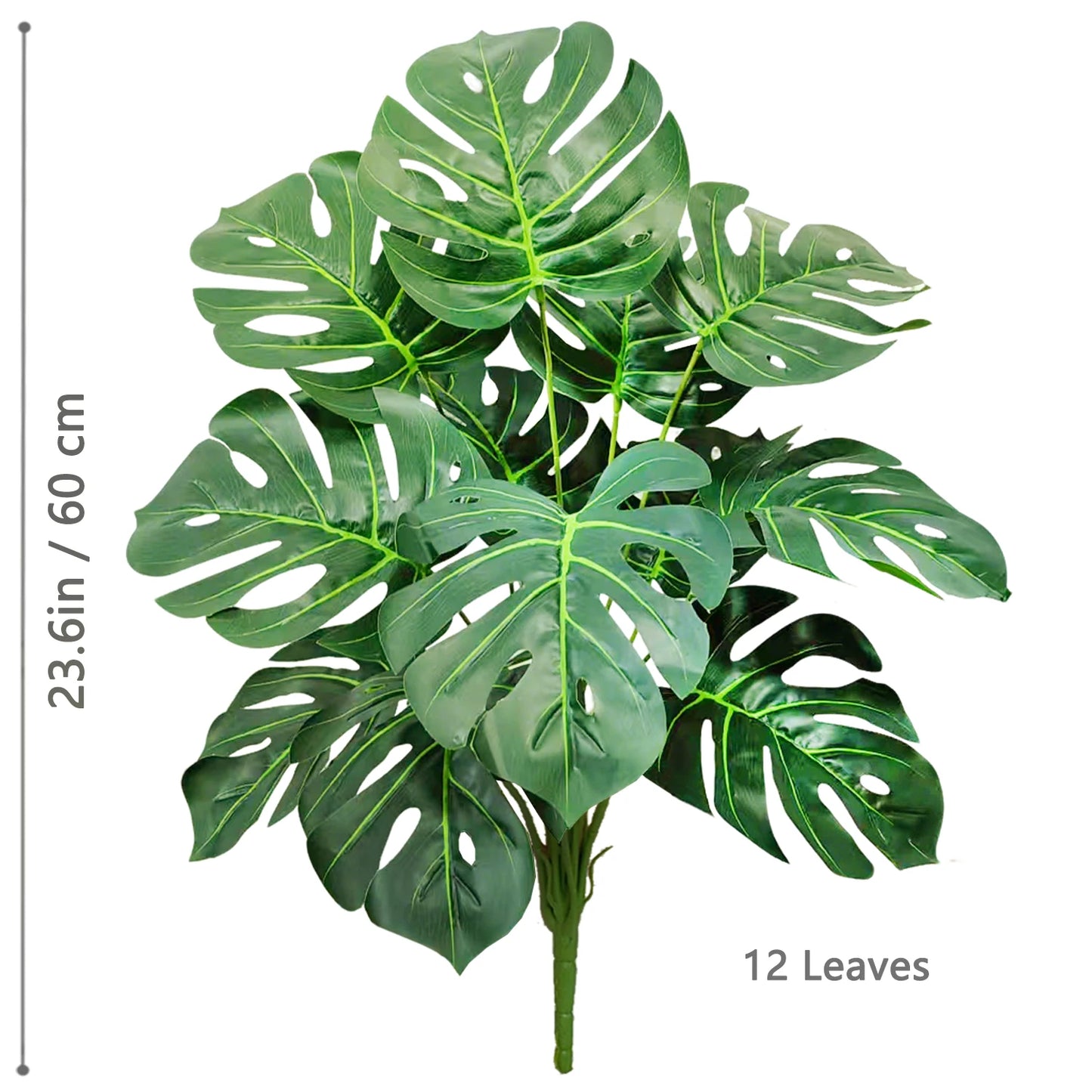 59-103cm/40.5in Artificial Monstera plastic fake plant pot ornamental festival suitable for home office decoration