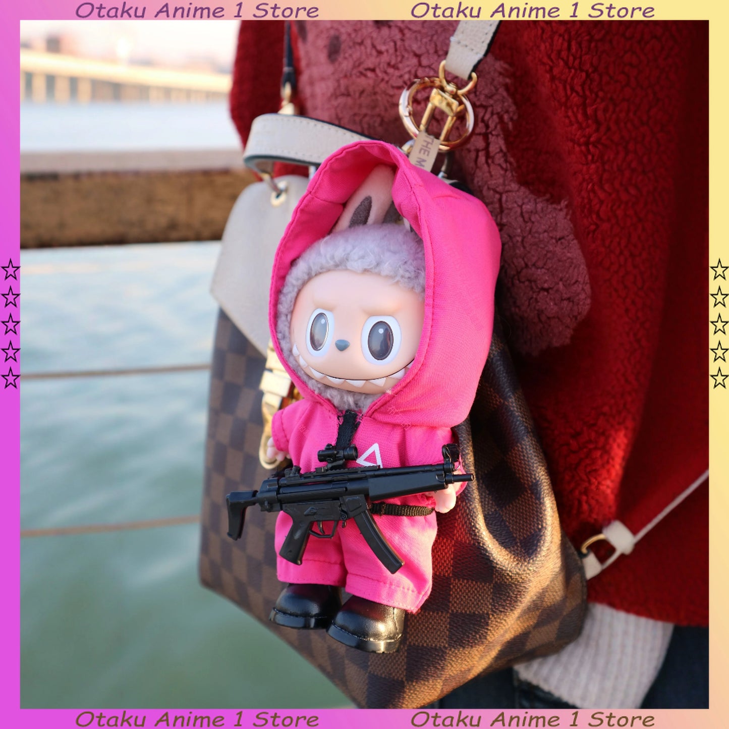 Hot Labubu Clothing Funny Seafood Game Serie Doll Clothes Participants Organizer Casual Outfits Mini Plush Doll Accessories