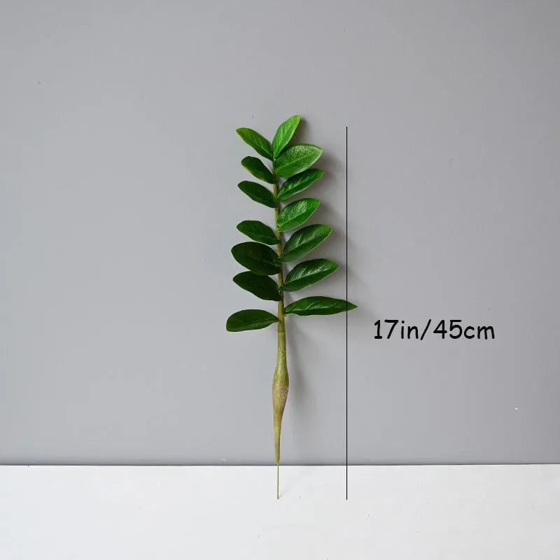 51in Fake Plant Large Artificial Ficus Plants Branches Plastic Fake Leafs Green Banyan Tree For Home Bedroom Garden Shop Decor