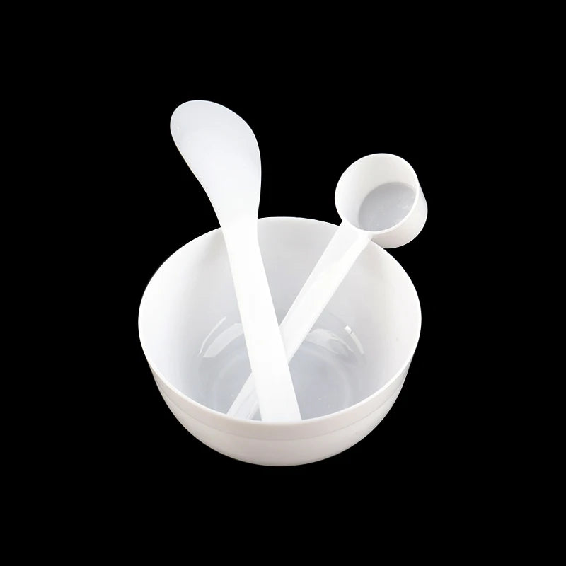 Non-toxic Silicone Mask Mud Essential Oil Bowl Scraper measuring spoon Face Skin Care Tools Convenient Clean Durable Makeup set