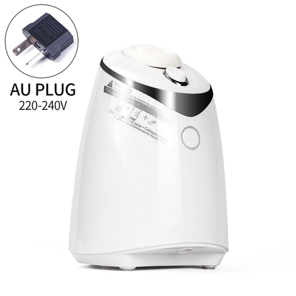 Self-Make Natural Fruit Face Mask Machine DIY Vegetable Juice Collagen Automatic Mask Maker Home Use Beauty Salon Mask Device