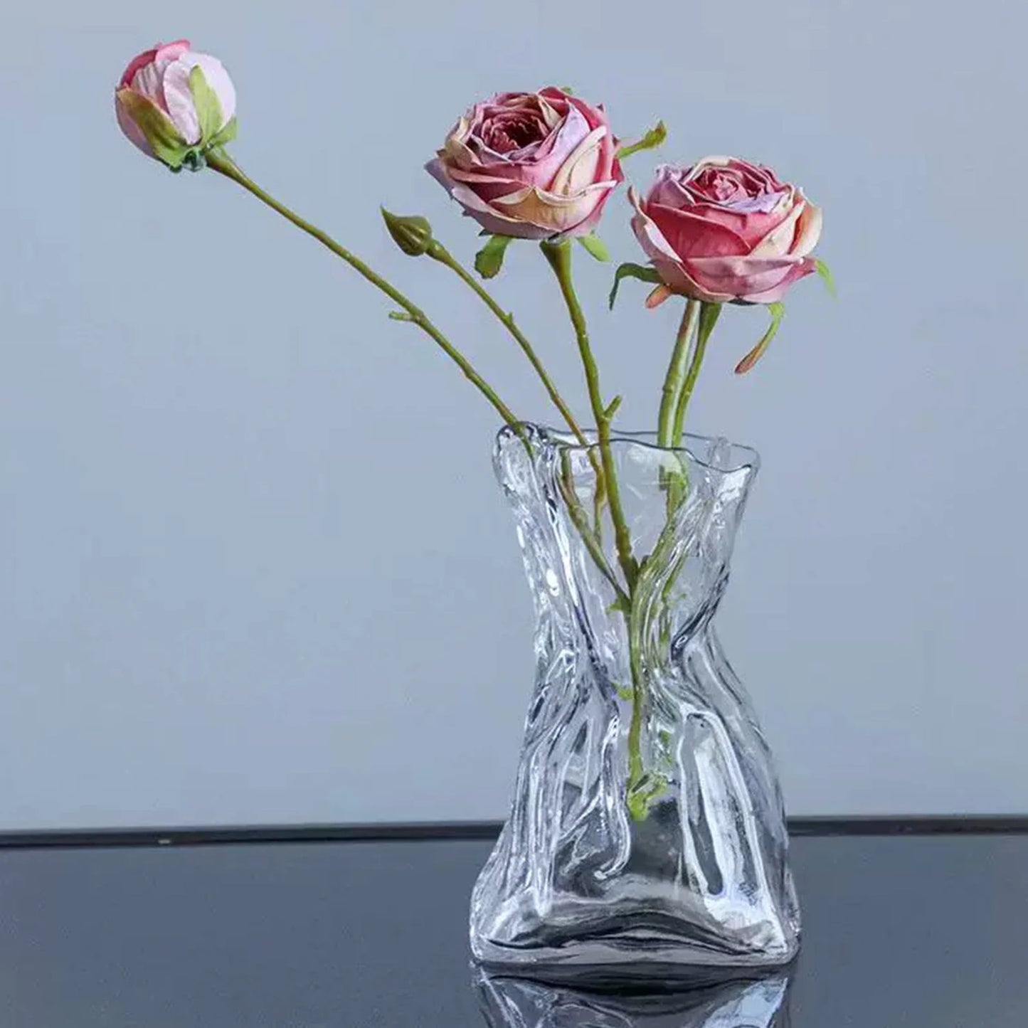 Clear Glass Vase Hydroponic Vase Home Pack Hydroponic Green Plant Vase Potted Flowers Vase Table Wedding Centerpieces
