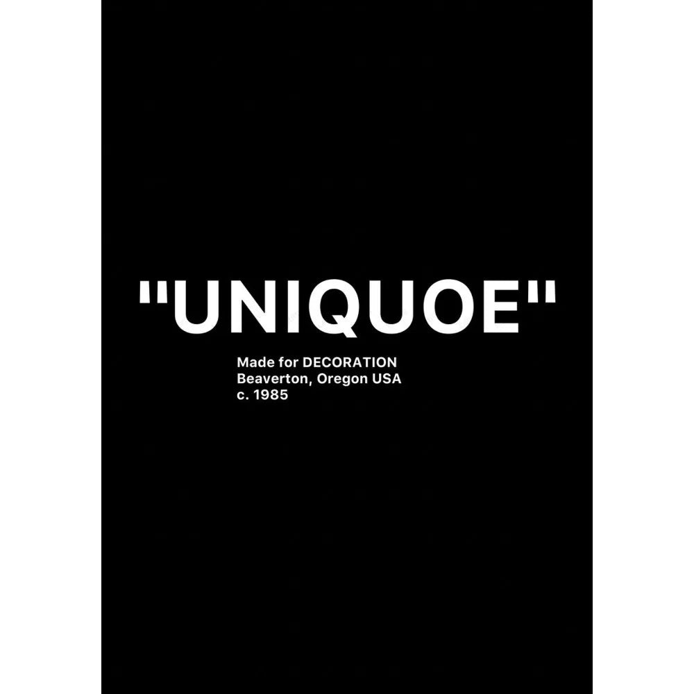 Black and White Minimalist Quotes Poster Sticky Wall Art Printing Waterproof Home Living Bed Room Bar Aesthetic Decor