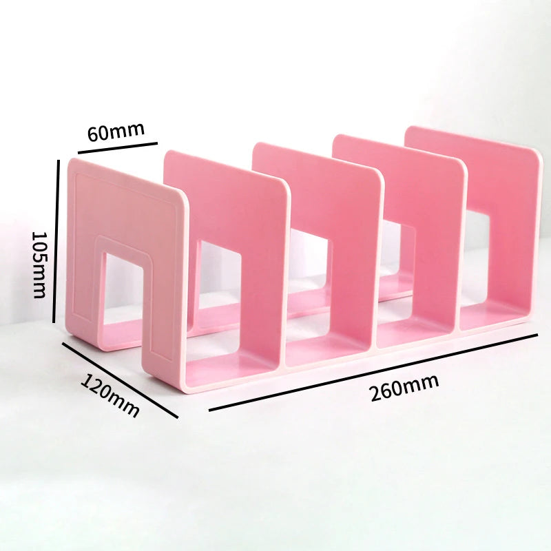Clear Plastic Purse Handbag Organizer 4 Sections Bag Closet Shelf Divider Purse Display Stand Handbag Storage Organizer Holder