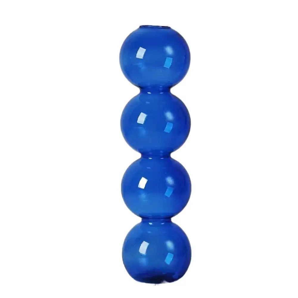 Crafts Romantic Glass Vase Simple Modern Hydroponic Flower Pot Funny Creative Spherical Flower Vase Dining Room