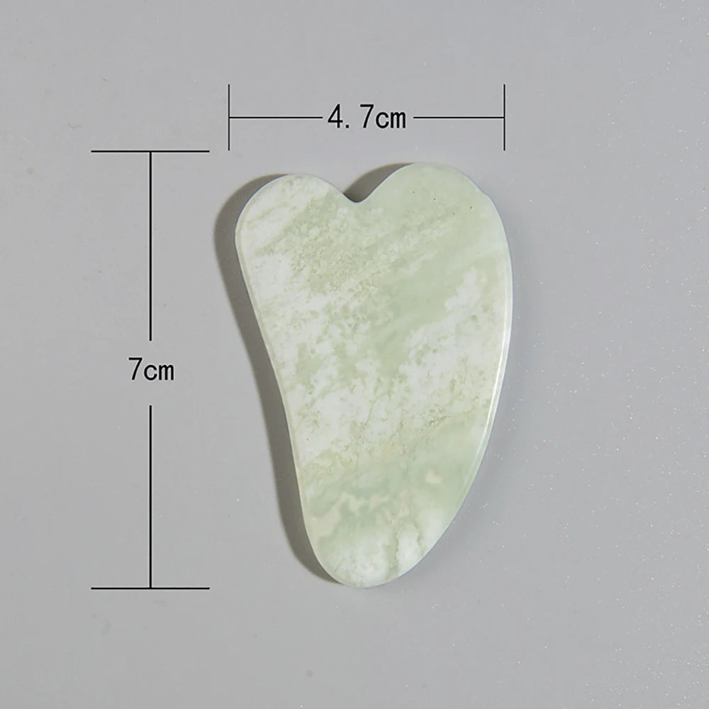 Dropshipping Gouache Scraper Massager Face Body Skin Scraping Beauty Care Guasha Board Facial Gua Sha Massage Tool Natural Jade