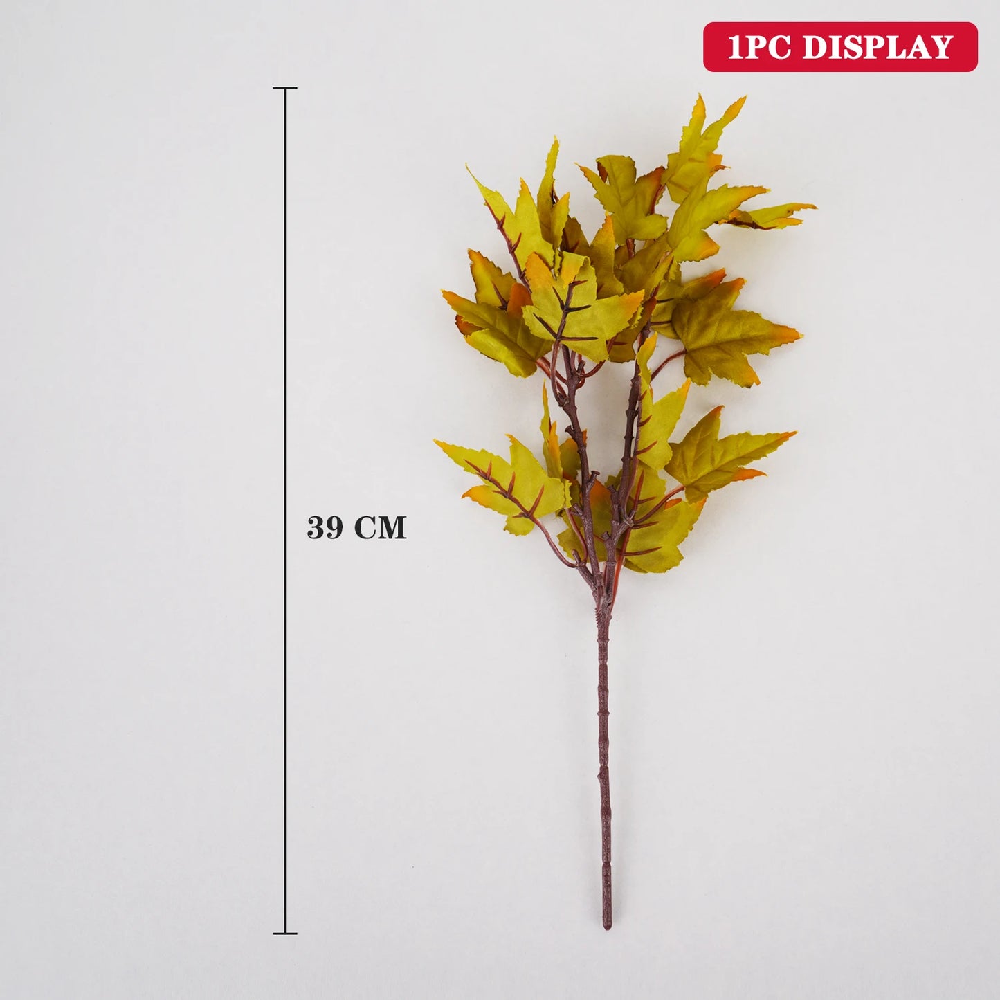 Fall Artificial Maple Leaf Flowers Bouquet for Home Room Decor Wedding Marriage Party Decoration Fake Plant Garden Vase Ornament