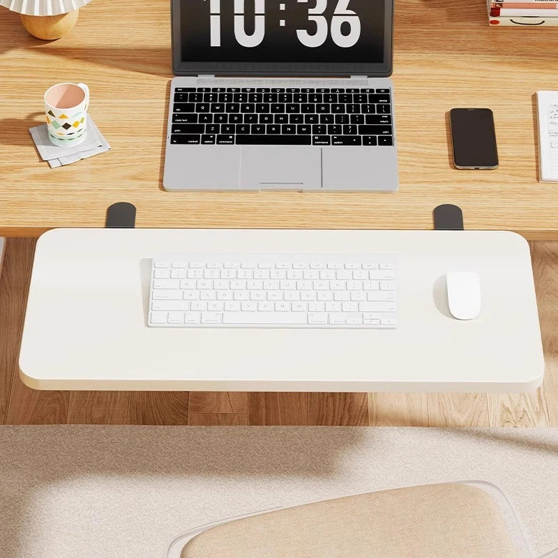 Non-punching Desktop Extending Board Foldable Office Computer Working Extension Table Lengthening Desk For Keyboard Mouse