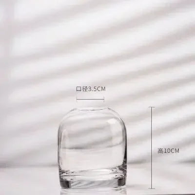 European style simple vase creative INS glass flower living room dining table flower vase crafts