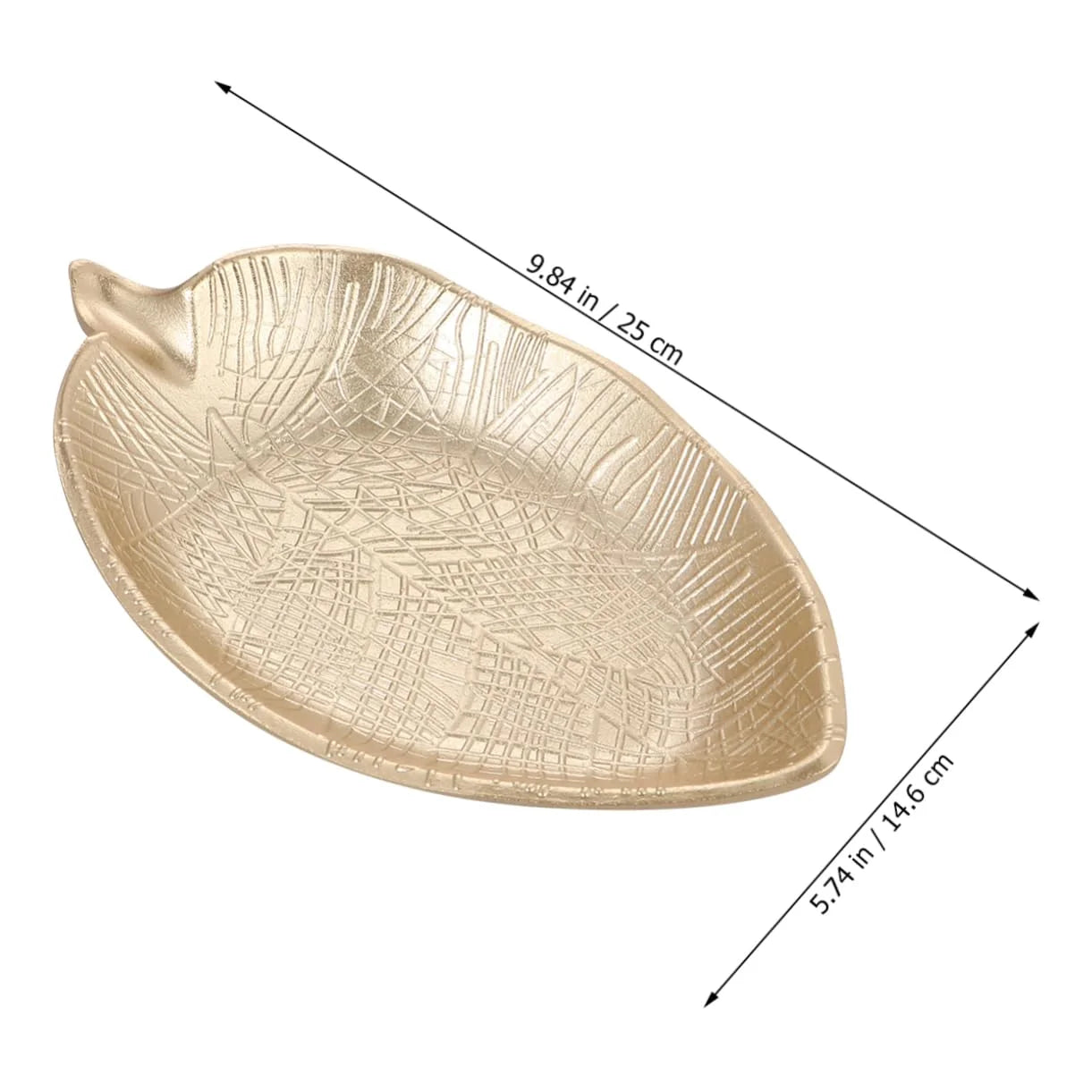 Nordic Wooden Tray Gold Leaf Shape Serving Tray Jewelry Pallet Fruit Snack Candy Dish Table Decoration Storage Organizer