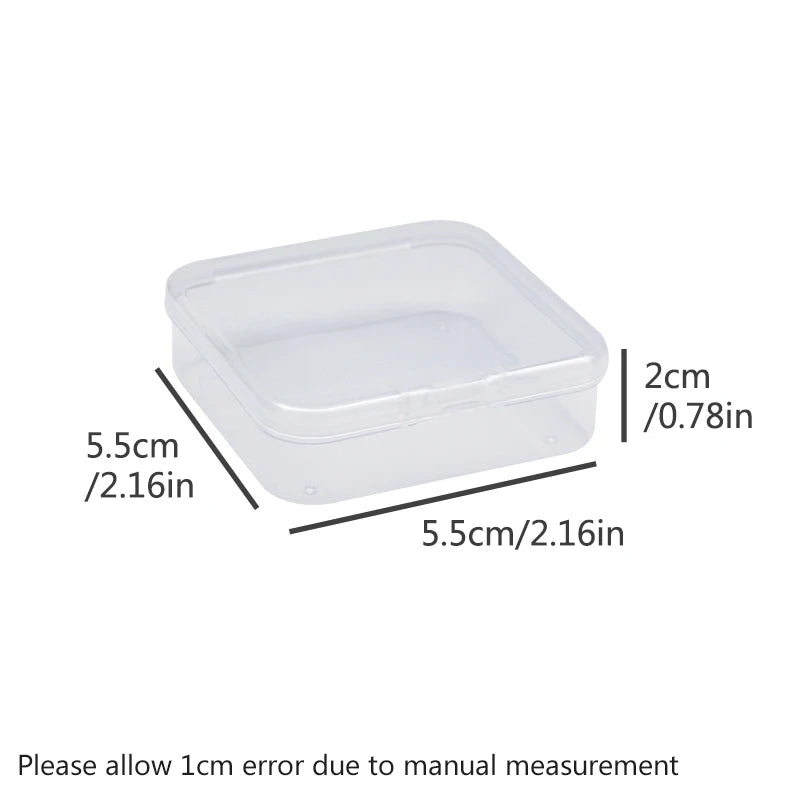 Transparent storage box plastic storage box small parts accessories sundries accessories multi-purpose box