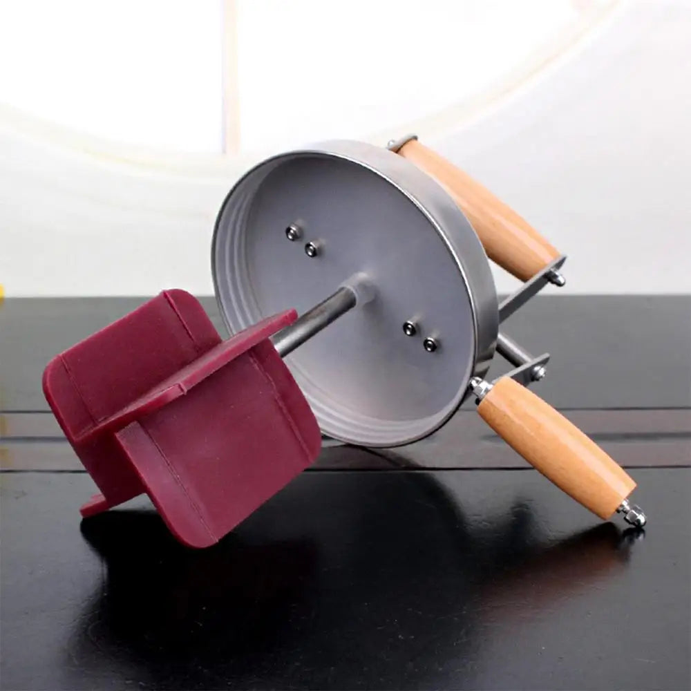 1/1.5L Butter Maker Mason Jar Butter Churner Cream Mixer With Hand Crank Baking Gadgets Wooden Handle Homemade Butter Maker
