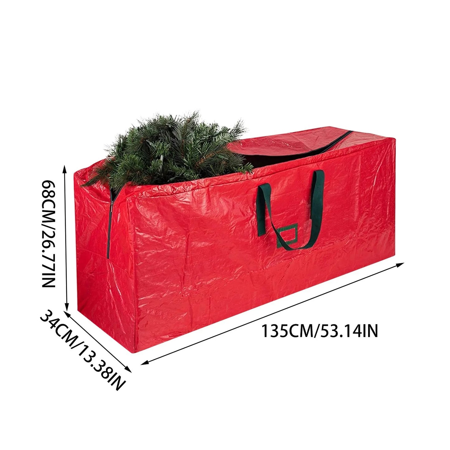 Foldable Christmas Tree Storage Bag Large Capacity Oxford Cloth Bag For Storing Christmas Utenciles Home Storage Bags