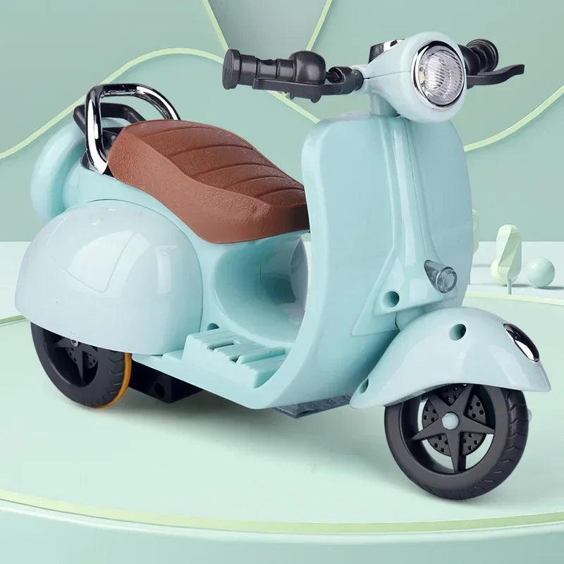 Labubu Doll Mini Electric Motorcycle Fun Cute Doll Toys With Lights and Music DIY Kid Christmas Gift labubu Doll Accessories,