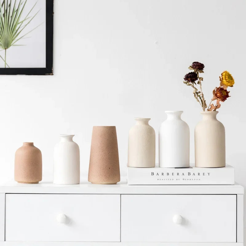 Simple Ceramic Vase Dining Table Decorations Wedding Decorations Nordic Home Living Room Decorations Vase