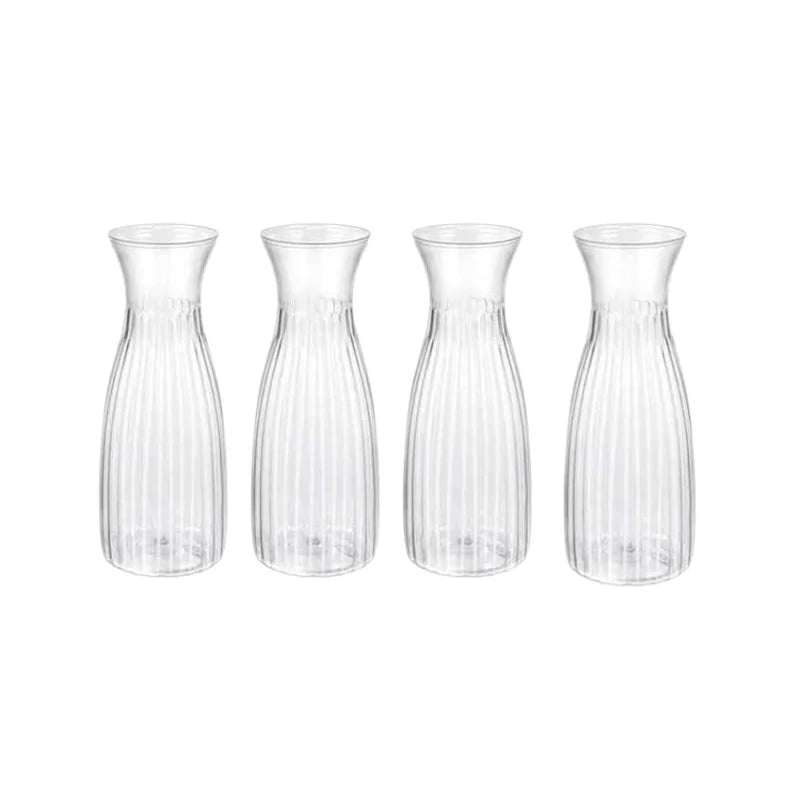 Plastic Transparent Vase - Ideal for DIY Floral Arrangements, Home Decor, Event Decor, Table Centerpieces, Weddings, and Parties