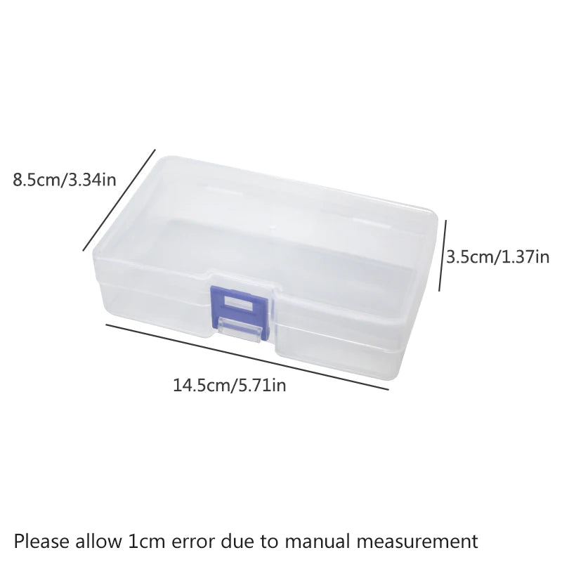Transparent storage box plastic storage box small parts accessories sundries accessories multi-purpose box