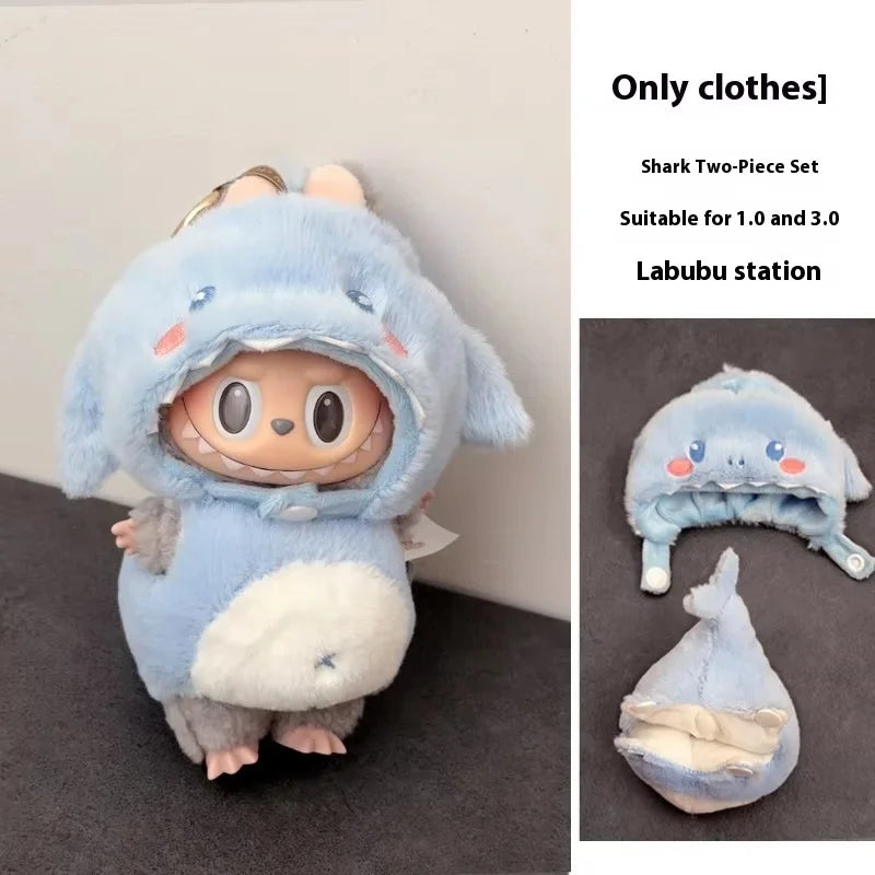 Labubu Clothes For Labubu Wacky Mart  Friend Shrimp Handmade Clothing Anime Peripheral Custom Accessories For Labubu V1 V3
