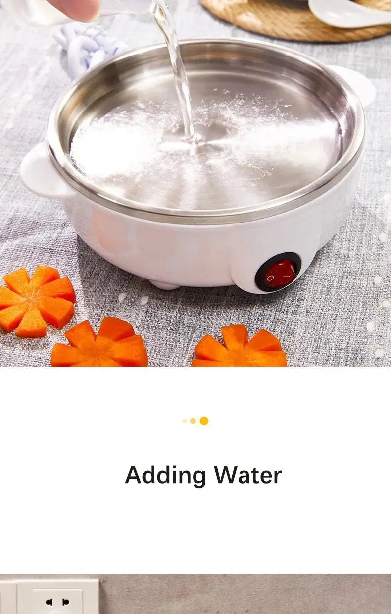 110V/220V Multifunctional Electric Egg Boiler Double Layers Egg Cooker Mini Steamer Poacher Kitchen Cooking Breakfast Machine