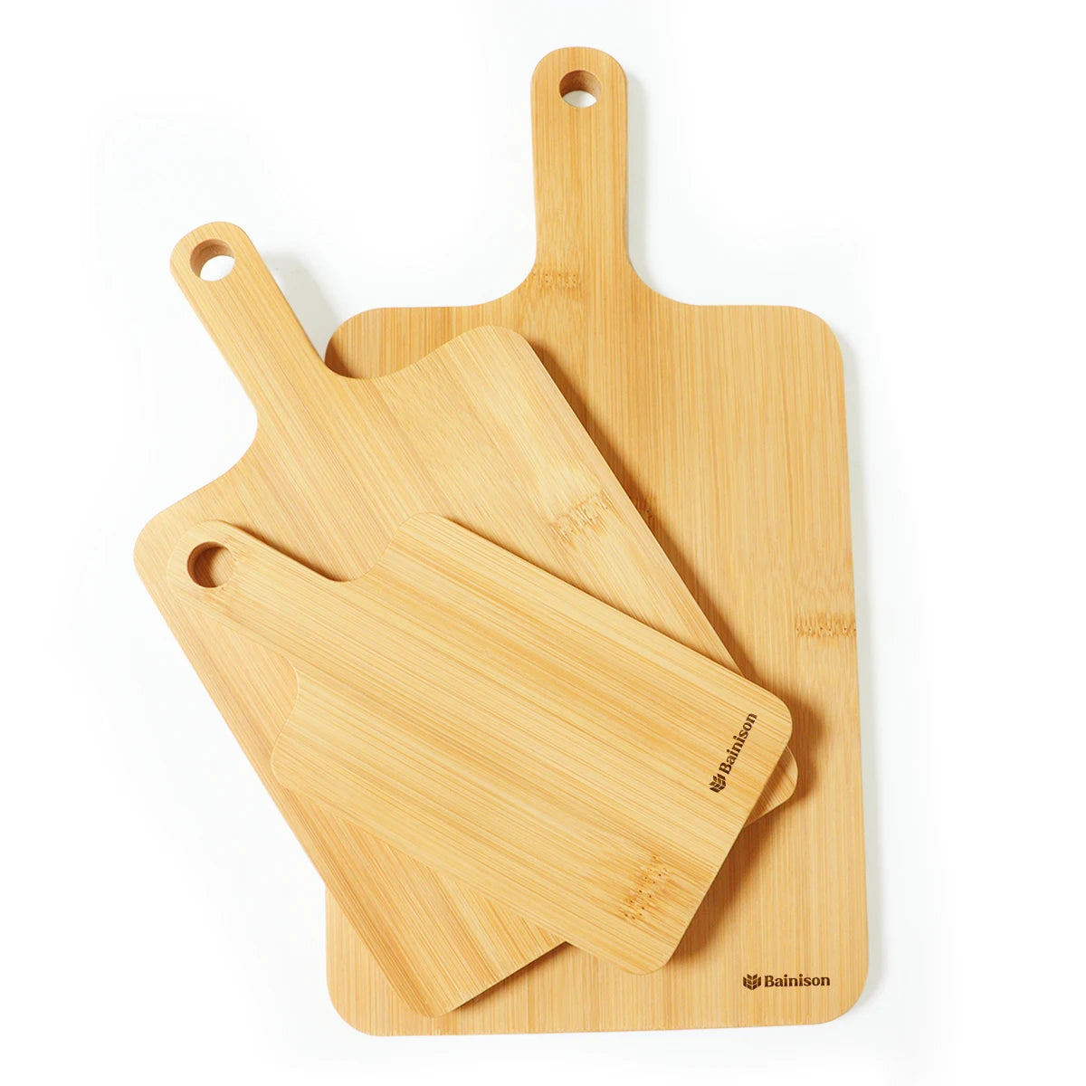 Bainison【Multipurpose】Bamboo Cutting Board for Kitchen Prep & Outdoor Meals – Foldable, Lightweight & Odor-Resistant