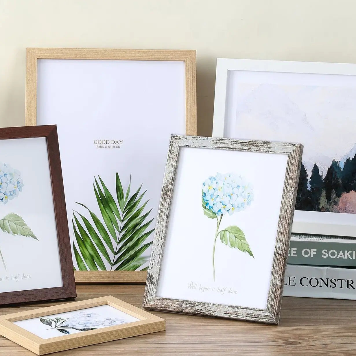 3Pcs Wooden Photo Frames For Picture Wall 10X15 15X20 20X25 A4 Pictures Frame Stand For Pictures Photo Decor Commemorative Gift