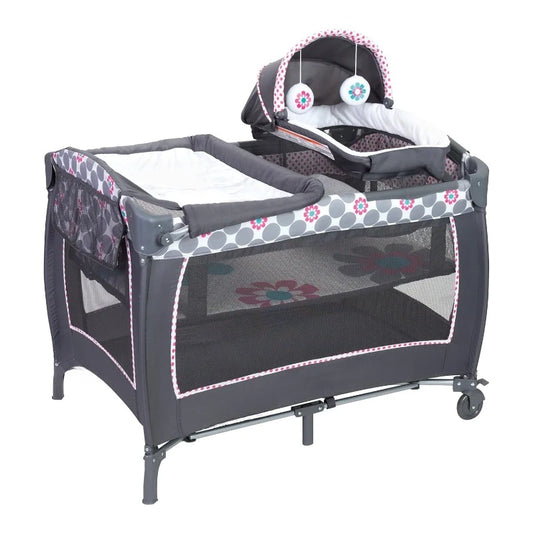 Deluxe II Nursery Center® Playard, Daisy Dots