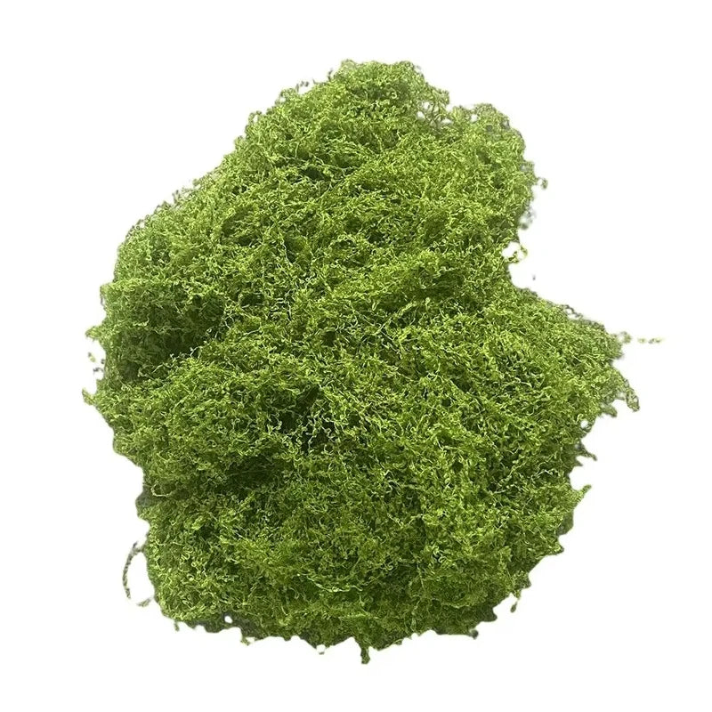 Fake Moss Artificial Green Moss for Potted Plants Fairy Garden Accessories Home Garden Lawn Floor Ornament Landscape Decor