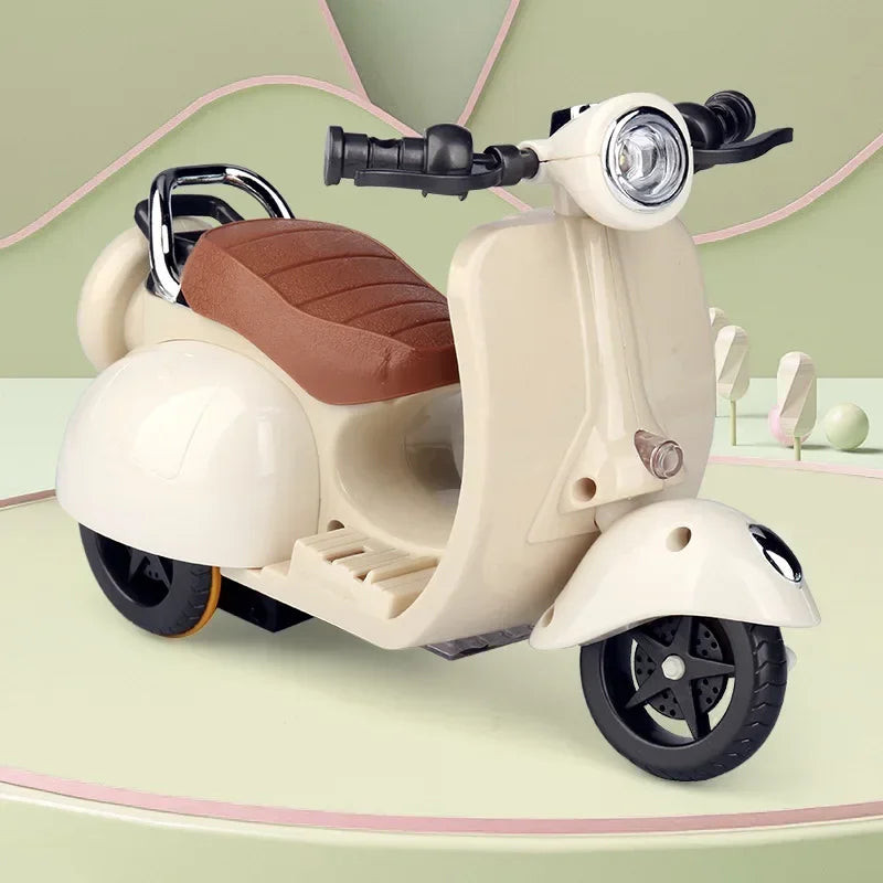 Labubu Doll Mini Electric Motorcycle Fun Cute Doll Toys With Lights and Music DIY Kid Christmas Gift labubu Doll Accessories,