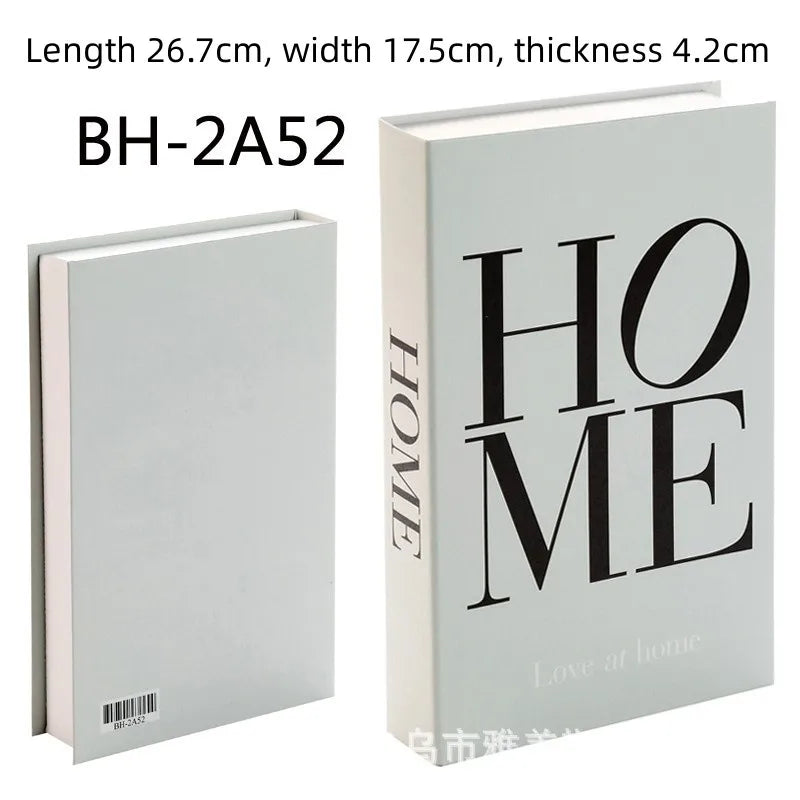 Luxury Fake Books Decoration Model Simulation Books Ornaments for Home DecorCoffee Table Living Room Fashion Photo Prop Books