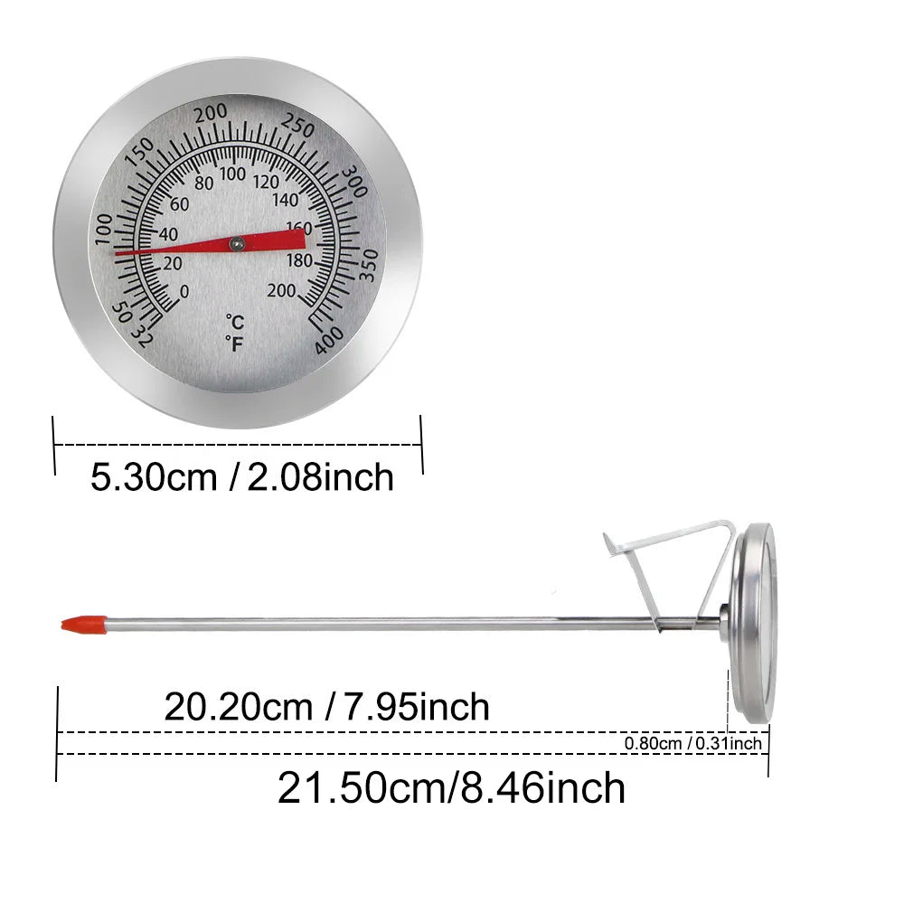 Kitchen Tools Stainless Steel 0~200℃ Cooking Temperature Meter Probe Thermometer Milk Coffee Food Meat Gauge