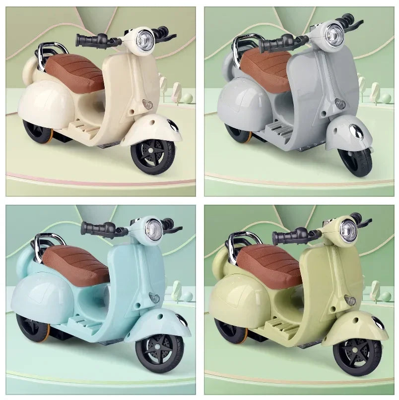 Labubu Doll Mini Electric Motorcycle Fun Cute Doll Toys With Lights and Music DIY Kid Christmas Gift labubu Doll Accessories,