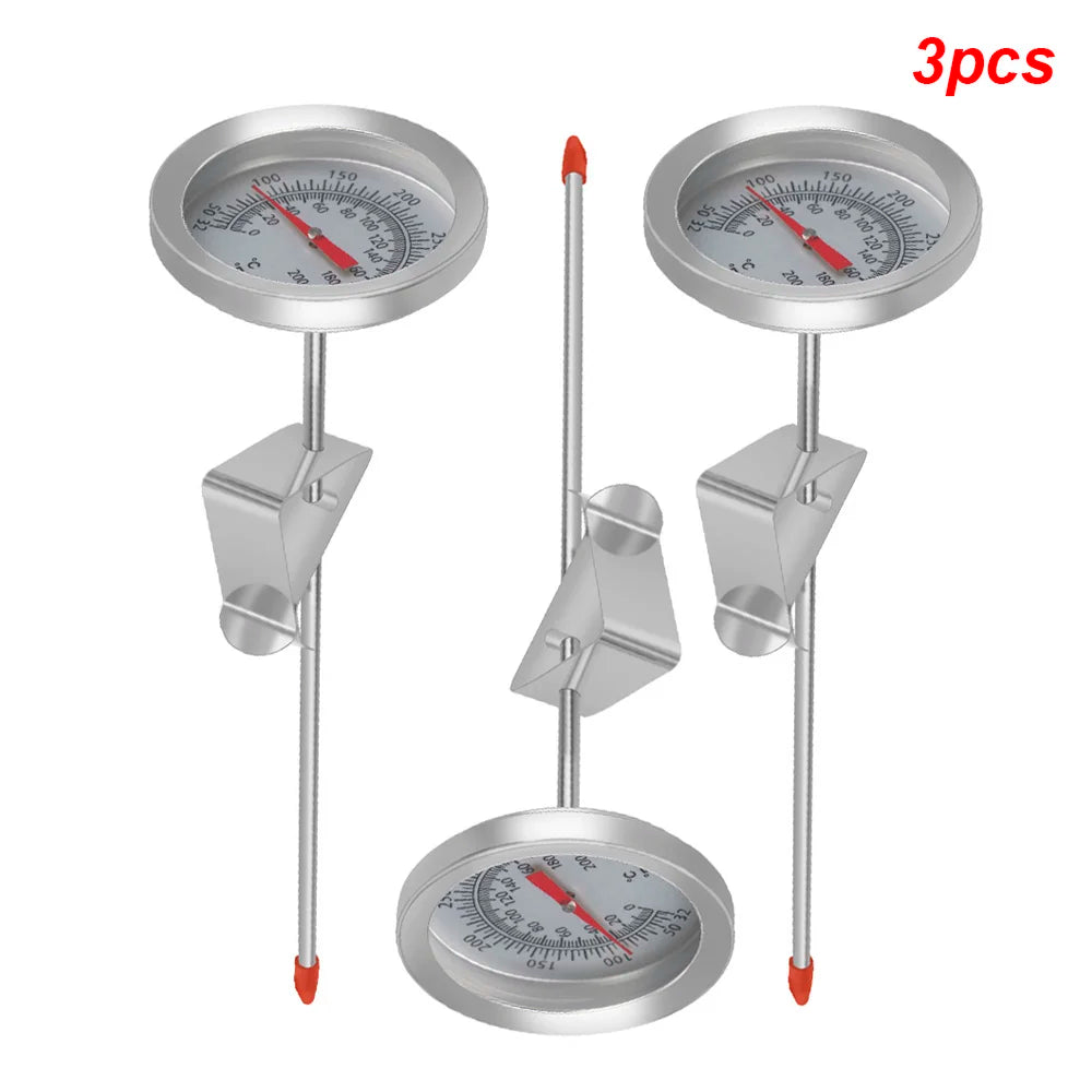Kitchen Tools Stainless Steel 0~200℃ Cooking Temperature Meter Probe Thermometer Milk Coffee Food Meat Gauge