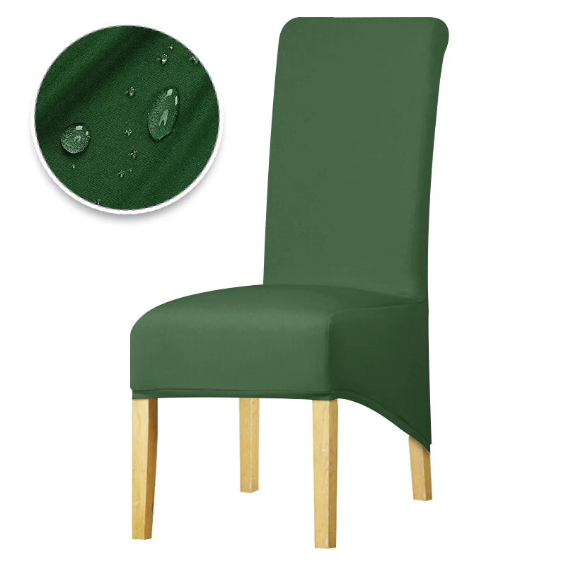 Real Waterproof Fabric Chair Cover Stretch Seat Chair Covers Ventilate Bar Chair Slipcover Universal Size Chair Cover For Room