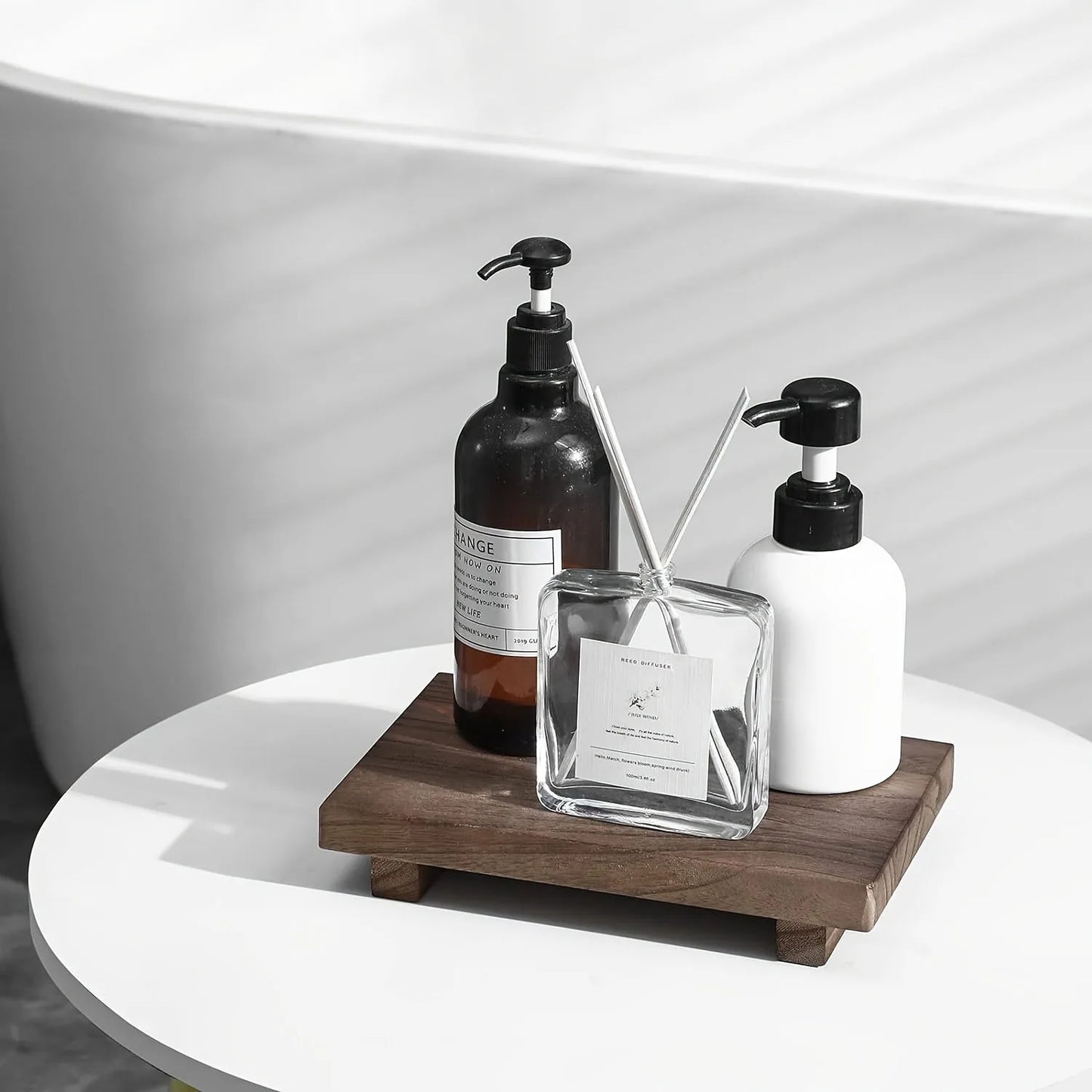 Wooden square tray, wooden products, bathroom tray, wooden storage board, decorative storage wooden frame, wooden board