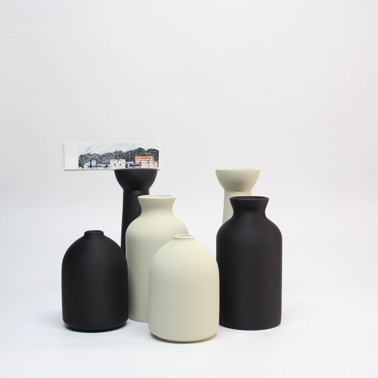 3-Piece Art Vase Set, Bohemian Vase, Office Vase Ornaments, Home Decoration Vase