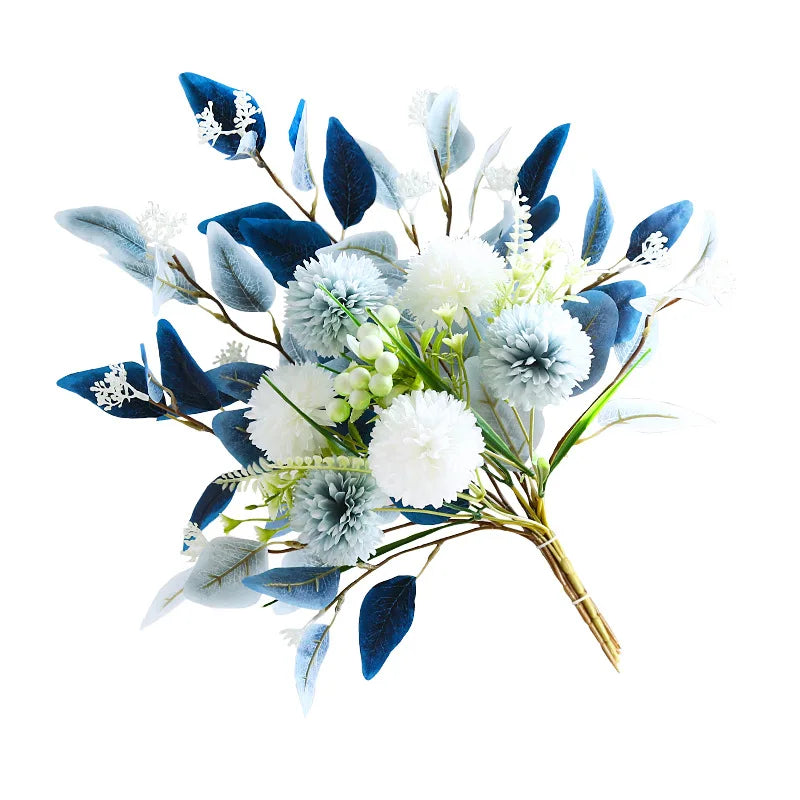 Artificial Flowers Peony Fake Flowers Hydrangea Crafts for DIY Home Bridal Wedding Party Festiva Decoration