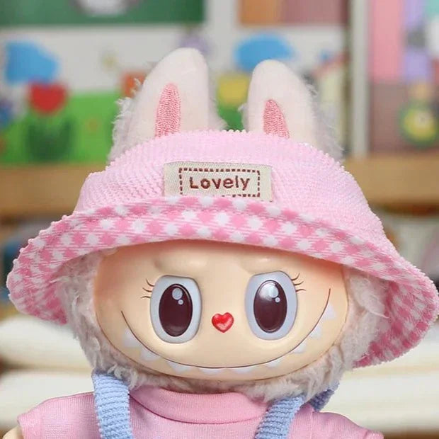 For 15-17cm Labubu V1 V2 outfit clothes vinyl face doll clothes Macaron best decoration fashion clothes